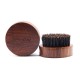 High-class Black Gold Sandalwood Handle 100% Men Shaving Bristle Beard Massage Mustache Brush Men Grooming Tool